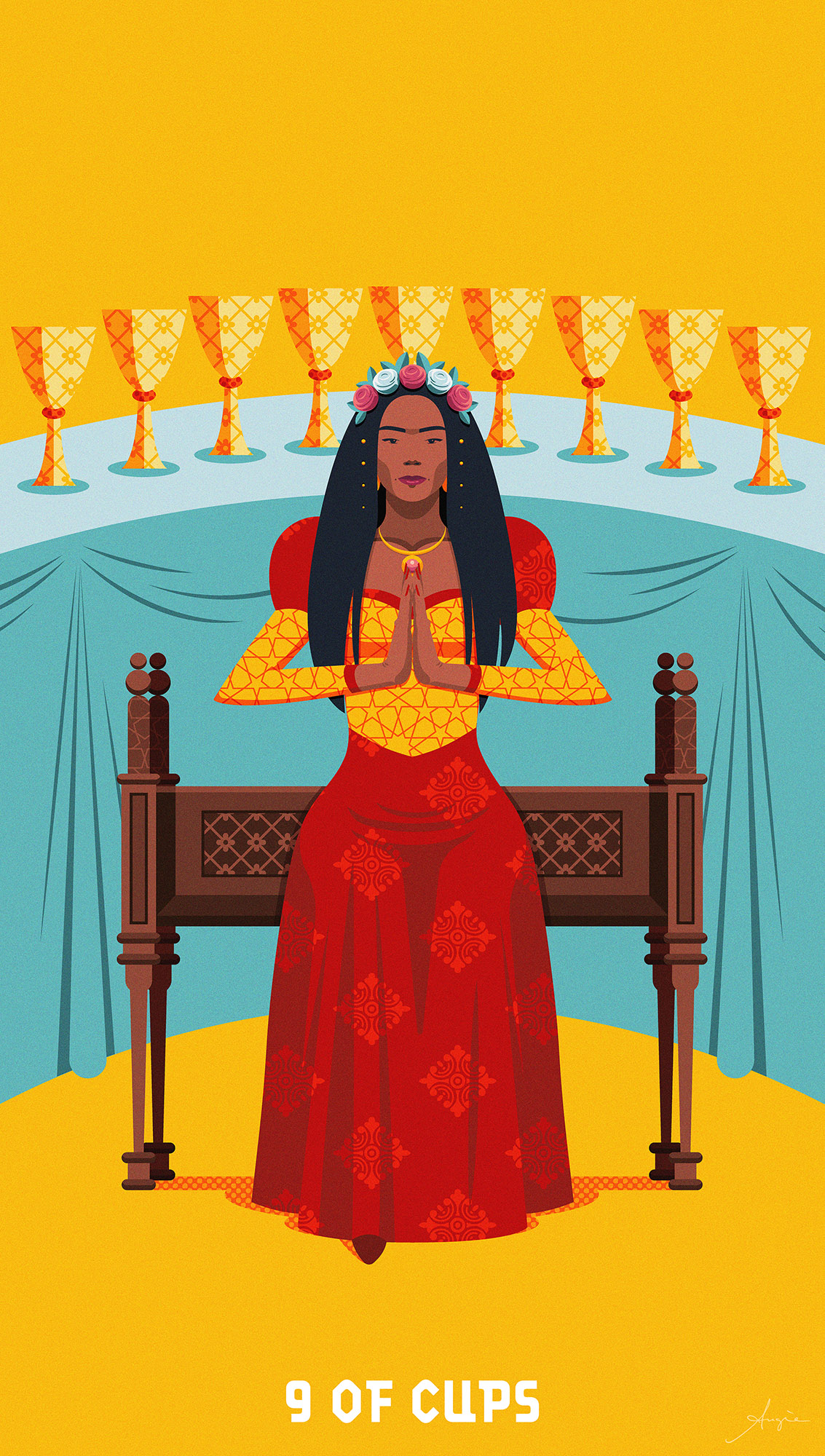 Tarot Deck: 9 of Cups Tarot Deck: 9 of Cups