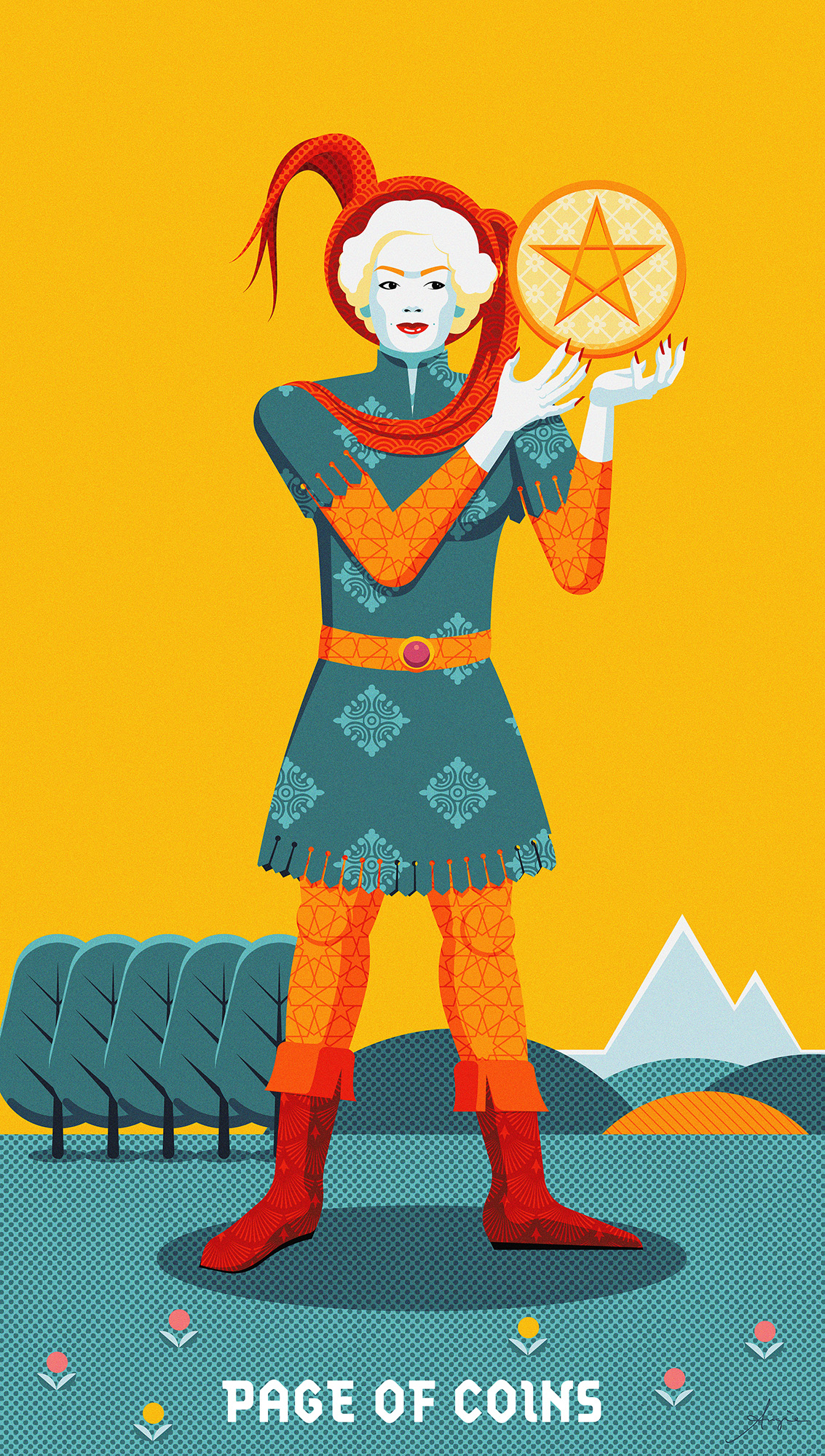 Tarot Deck: Page of Coins