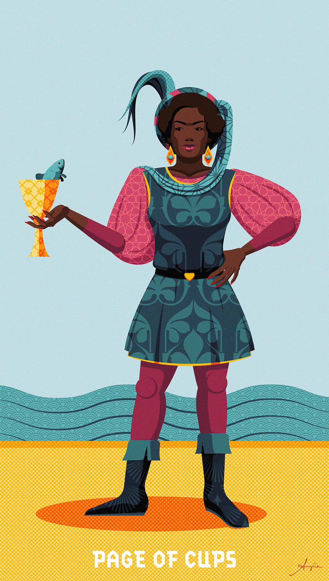 Tarot Deck: Page of Cups Tarot Deck: Page of Cups
